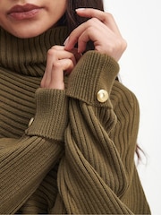 Barbour® International Roberta Chunky Knit 100% Cotton Jumper - Image 3 of 9