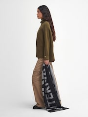Barbour® International Roberta Chunky Knit 100% Cotton Jumper - Image 9 of 9