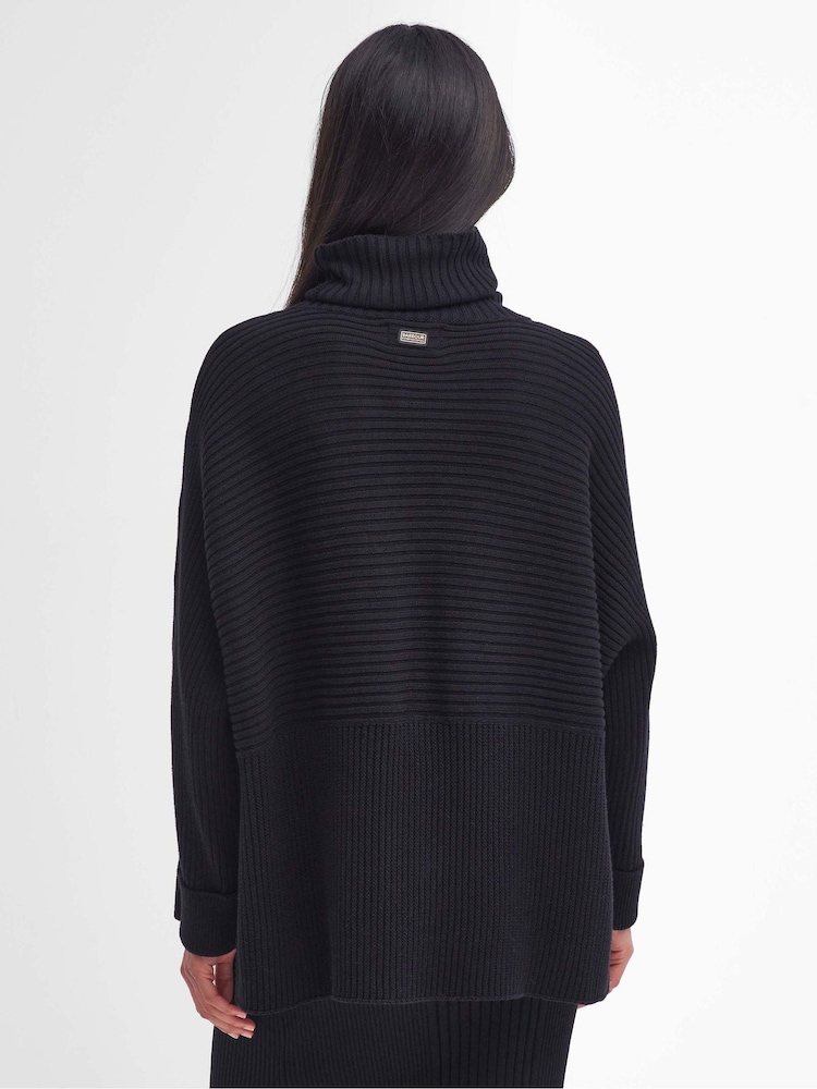 Barbour® International Roberta Chunky Knit 100% Cotton Jumper - Image 2 of 7