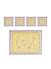 Cath Kidston Set of 4 Green Placemat & Coasters - Image 2 of 4