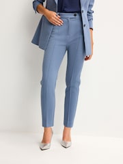 Blue Sculpting Slim Leg Trousers - Image 2 of 6