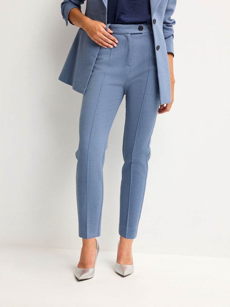 Blue Sculpting Slim Leg Trousers - Image 2 of 6