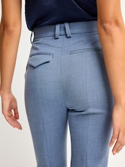 Blue Sculpting Slim Leg Trousers - Image 4 of 6