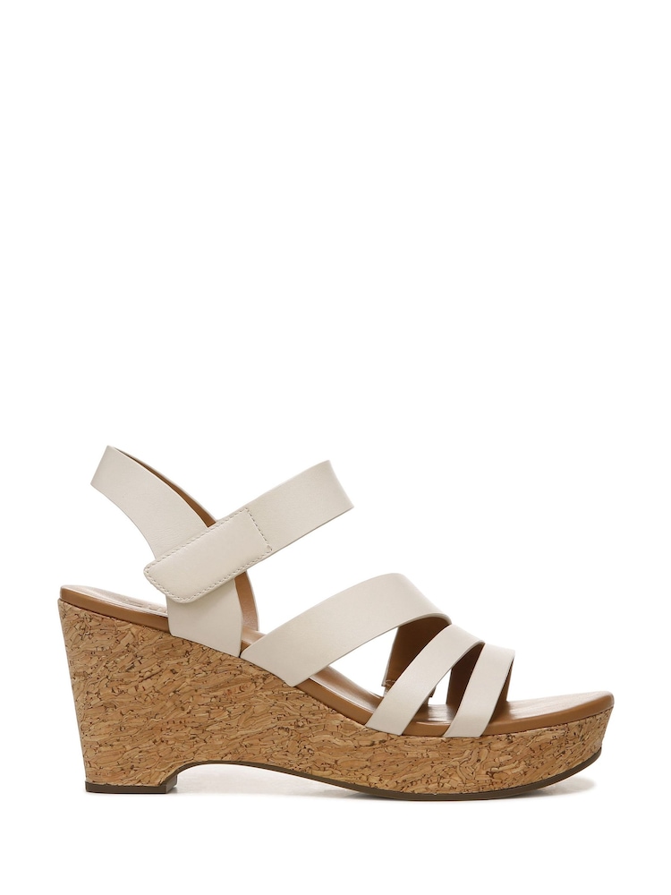 Naturalizer Cynthia Wedge Leather Sandals - Image 1 of 6 Naturalizer Cynthia Wedge Leather Sandals - Image 1 of 6