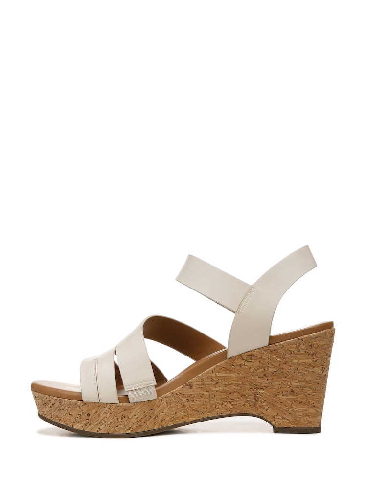 Naturalizer Cynthia Wedge Leather Sandals - Image 2 of 6 Naturalizer Cynthia Wedge Leather Sandals - Image 2 of 6