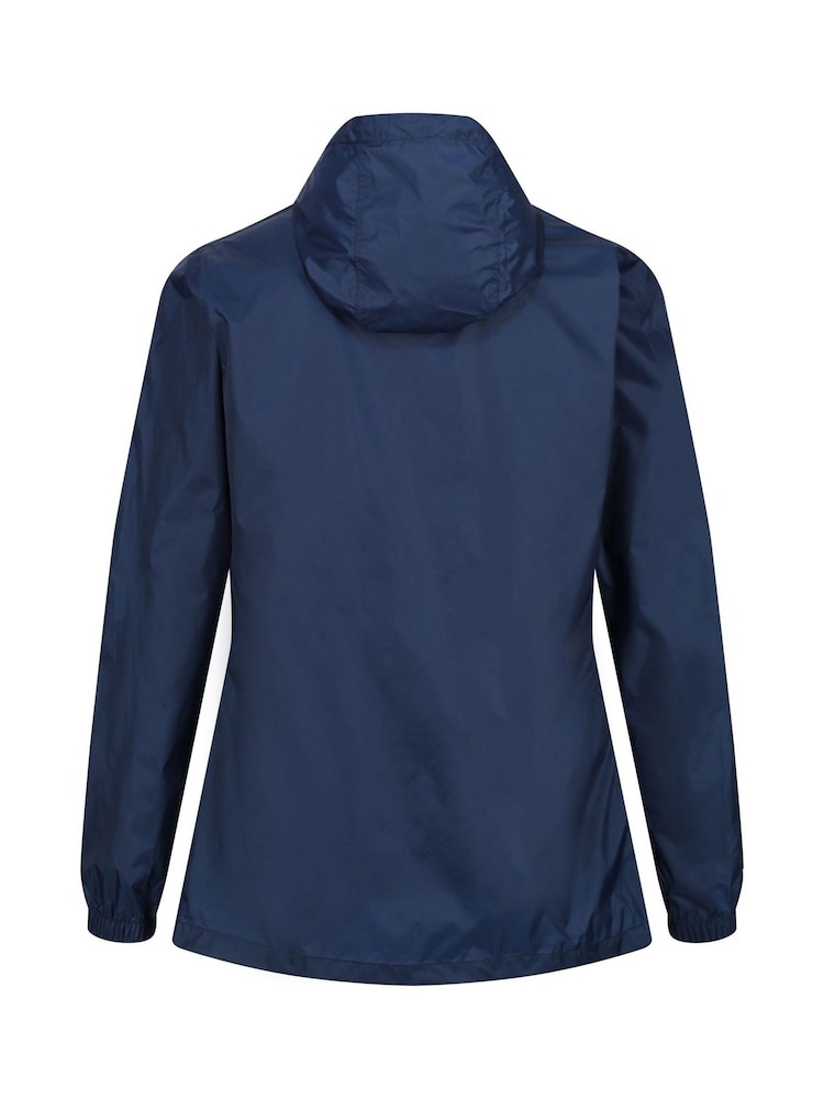 Regatta Navy Blue Womens Waterproof Pack It Jacket III - Image 10 of 10