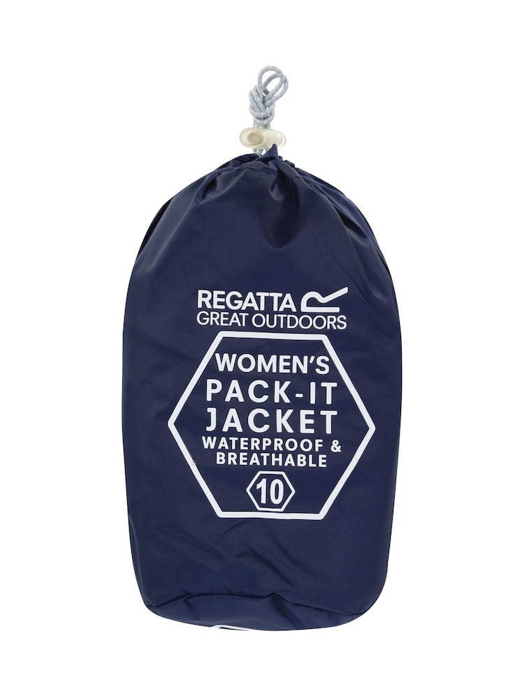 أزرق داكن أزرق - سترة نسائية مقاومة للماء Pack It III من Regatta - صورة 10 من 10 أزرق داكن أزرق - سترة نسائية مقاومة للماء Pack It III من Regatta - صورة 10 من 10