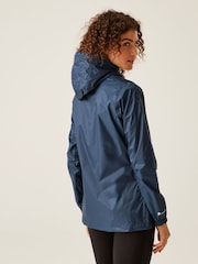 Regatta Navy Blue Womens Waterproof Pack It Jacket III - Image 3 of 10