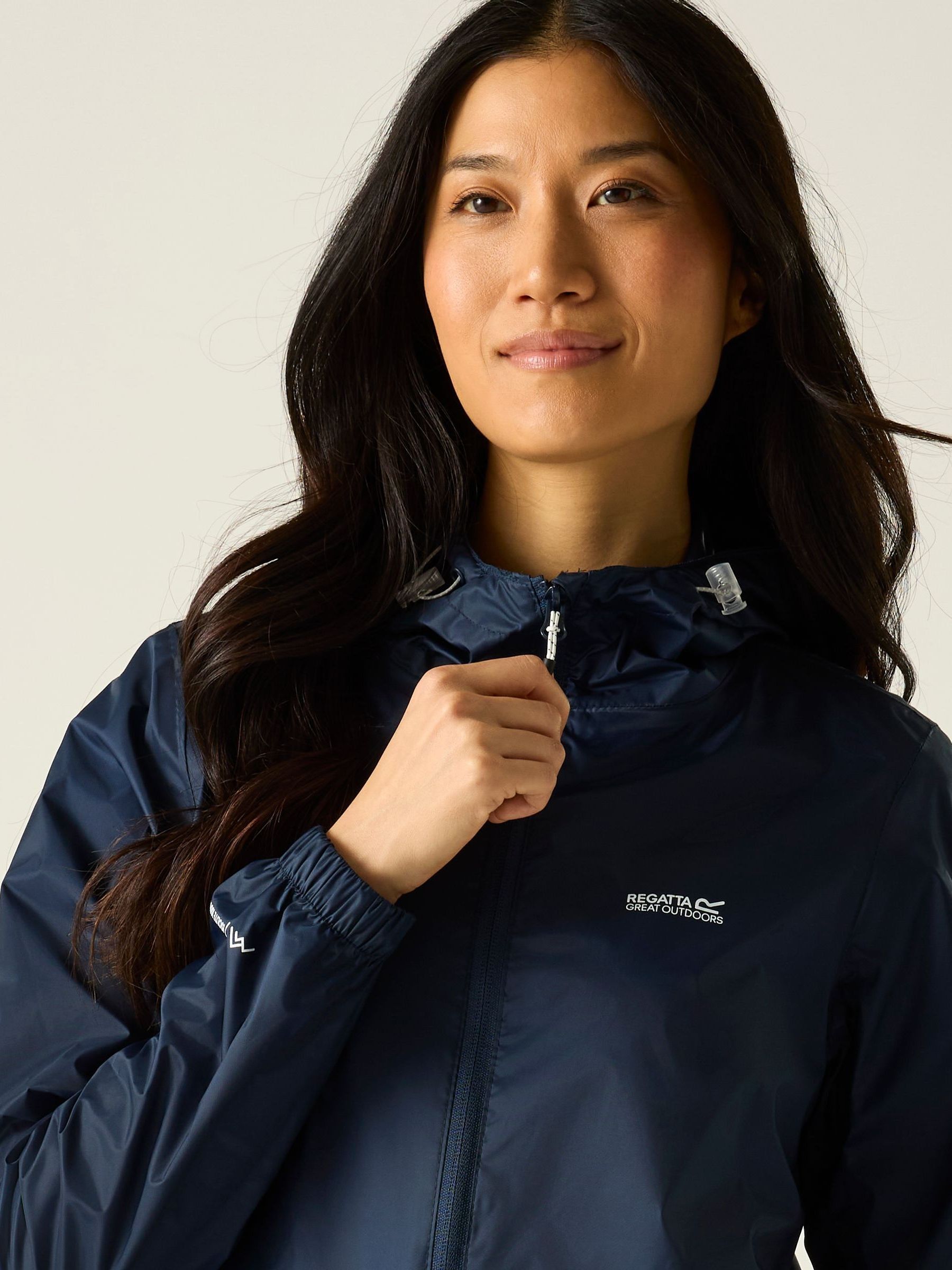 Buy Regatta Navy Blue Womens Waterproof Pack It Jacket III from