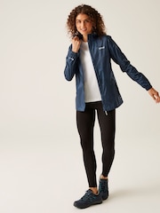 Regatta Navy Blue Womens Waterproof Pack It Jacket III - Image 4 of 10