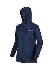 Regatta Navy Blue Womens Waterproof Pack It Jacket III - Image 9 of 10