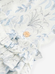 Laura Ashley Blue Parterre Square Collar Dress - Image 10 of 14