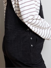 JoJo Maman Bébé Black Cord Maternity Dungarees - Image 6 of 6