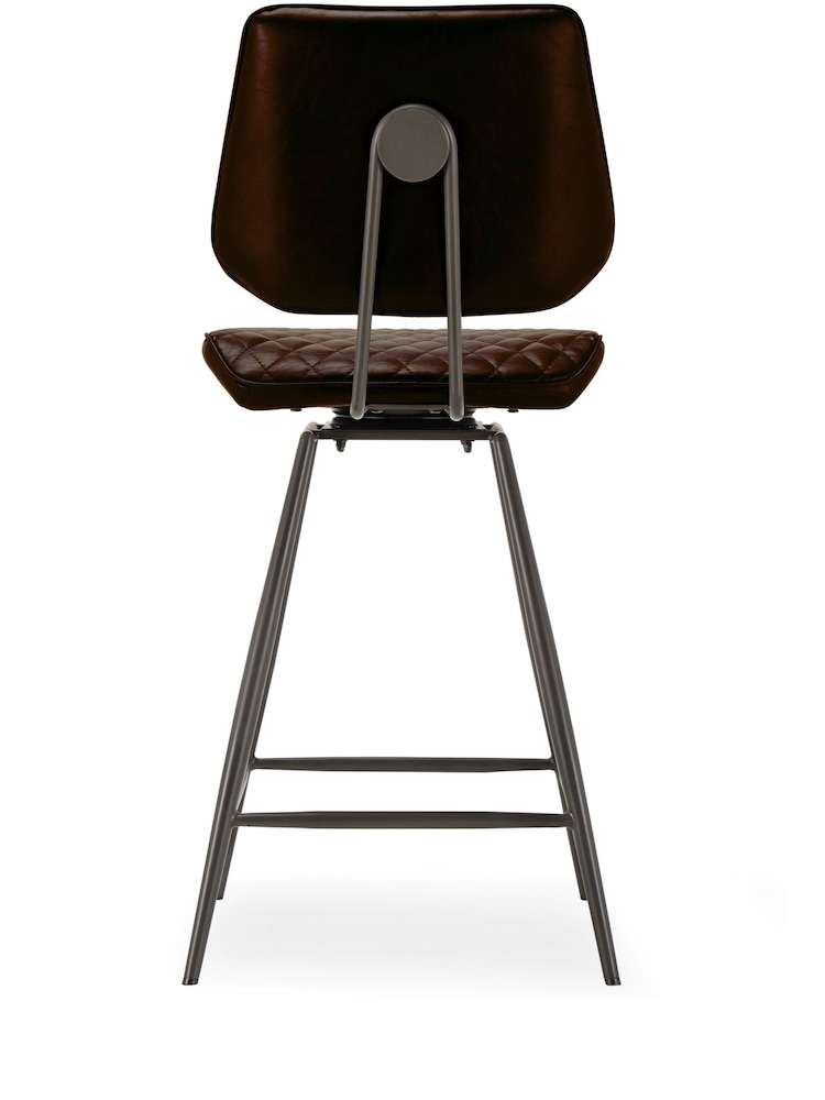 Design Décor Dark Brown Carson Bar Stool - Image 2 of 5