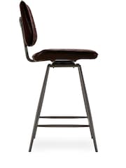 Design Décor Dark Brown Carson Bar Stool - Image 4 of 5