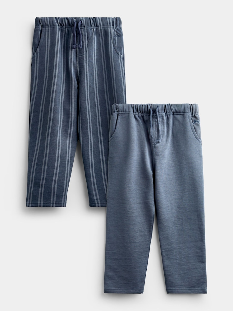 Jojo Maman Bébé Grey 2 Pack Trousers - Image 1 of 7