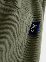 JoJo Maman Bébé Khaki Green Woven Cargo Joggers - Image 4 of 4