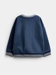 JoJo Maman Bébé Blue Triceratops Sweatshirt - Image 2 of 4