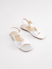 Baker by Ted Baker Girls Satin Bow Sandals - Image 1 of 6