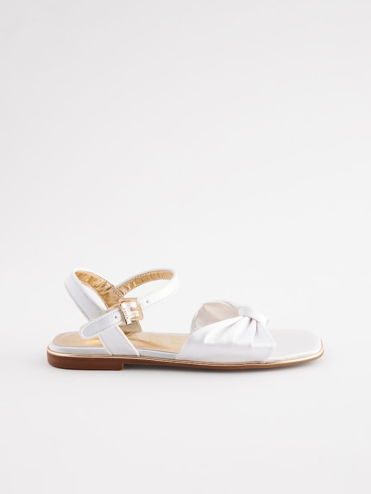 Baker by Ted Baker Girls Satin Bow Sandals - Image 2 of 6