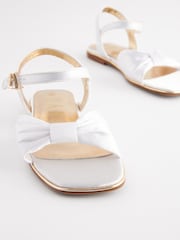 Baker by Ted Baker Girls Satin Bow Sandals - Image 4 of 6