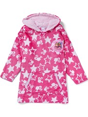 Character Pink Barbie Blanket Hoodie with Hood - Image 1 of 3