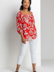 Roman White Petite Stretch Crop Denim Leggings - Image 4 of 4