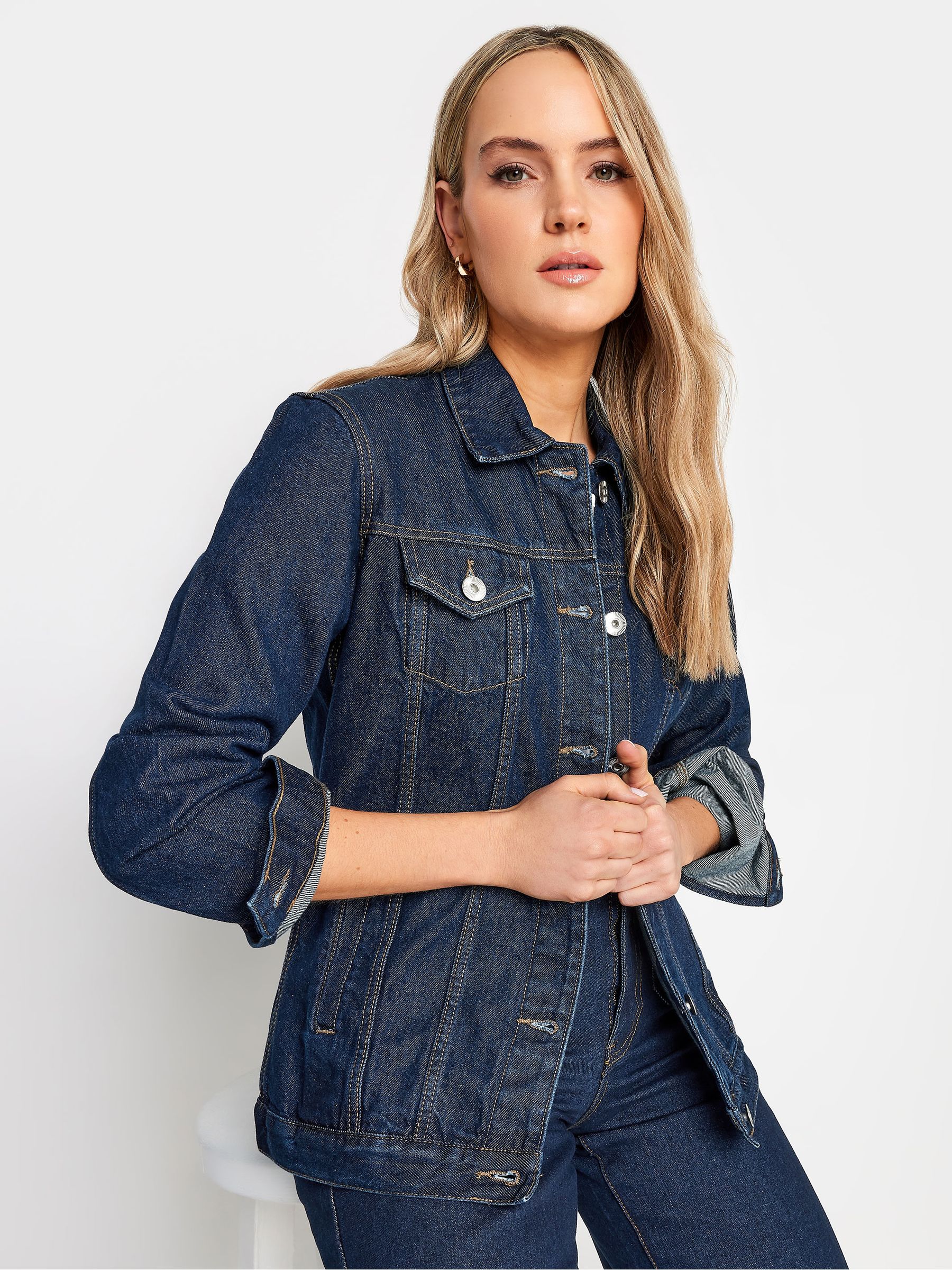 Long tall sally denim jacket new arrivals