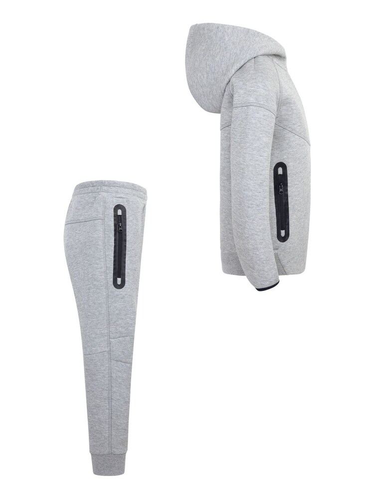 Nike Grey Little Kids Tech Fleece Set - Image 4 of 6