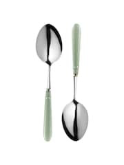 Mary Berry Set of 2 Green Signature Serving Spoons - Image 1 of 4