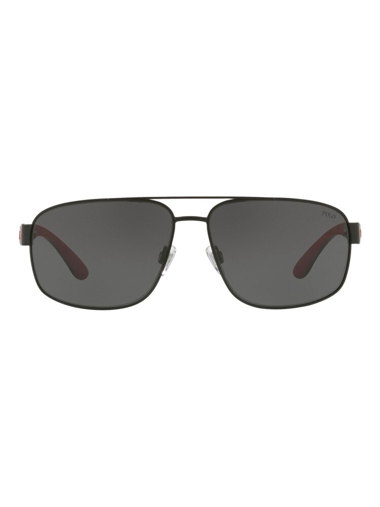 Polo Ralph Lauren Black Navigator Sunglasses - Image 1 of 12