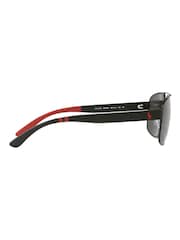 Polo Ralph Lauren Black Navigator Sunglasses - Image 10 of 12