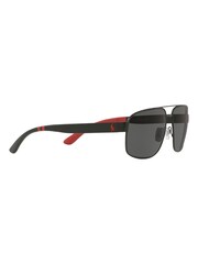 Polo Ralph Lauren Black Navigator Sunglasses - Image 11 of 12