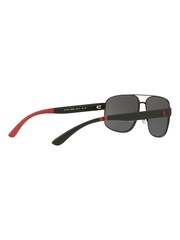Polo Ralph Lauren Black Navigator Sunglasses - Image 9 of 12