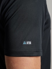 ATSG Essentials Regular Fit Black Polo Shirt - Image 5 of 6