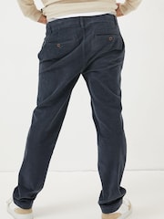 FatFace Blue Straight Cord Trousers - Image 2 of 5