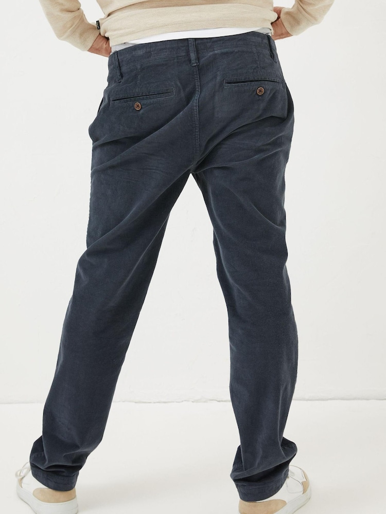 FatFace Blue Straight Cord Trousers - Image 2 of 5
