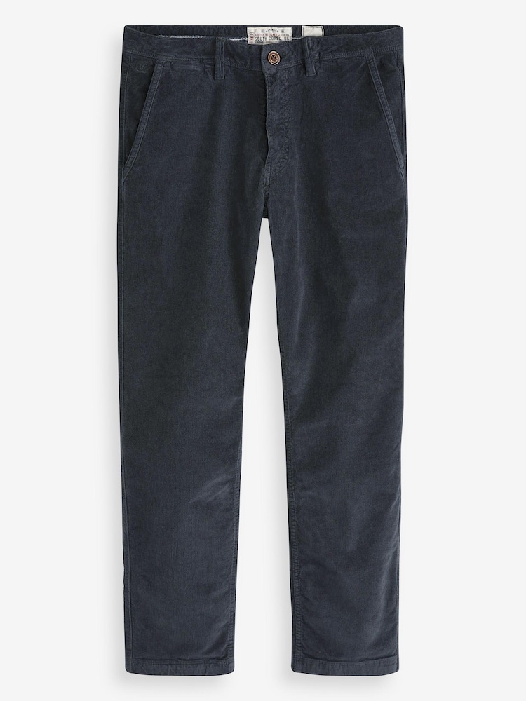 FatFace Blue Straight Cord Trousers - Image 5 of 5