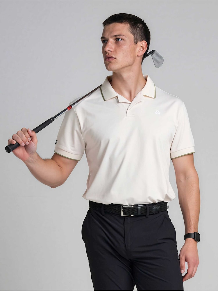 ATSG Tipped Polo Shirt - Image 1 of 4 ATSG Tipped Polo Shirt - Image 1 of 4