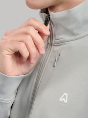 ATSG Grey Funnel Zip Through Jumper - Image 4 of 6