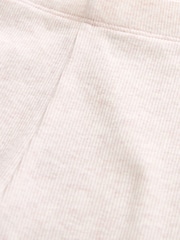 Cream Rib Flare Leggings (3mths-7yrs) - Image 7 of 7