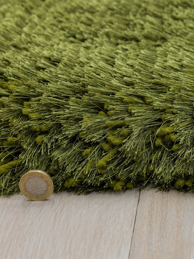 Asiatic Rugs Lime Green Plush Rug - Image 7 of 7