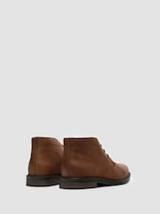 Cavani Brown Hector Lace Up Leather Boots - Image 3 of 3