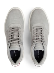 Tommy Hilfiger Silver Suede Hybrid Trainers Shoes - Image 3 of 4