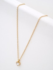 Ted Baker Gold Tone HANNELA: Crystal Heart Pendant Necklace - Image 1 of 10