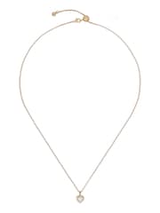 Ted Baker Gold Tone HANNELA: Crystal Heart Pendant Necklace - Image 4 of 10