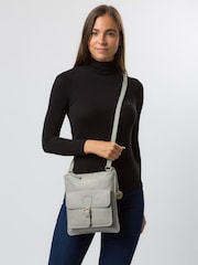 Pure Luxuries London Kenley Leather Cross-Body Bag - Image 1 of 5