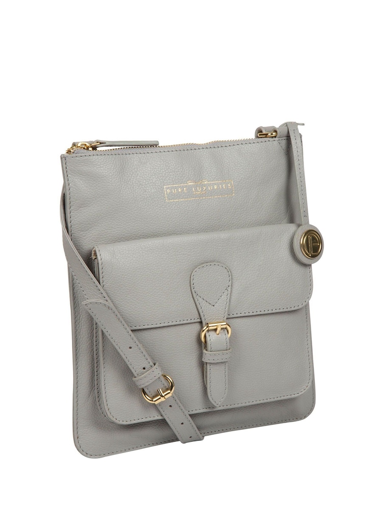 Pure Luxuries London Kenley Leather Cross-Body Bag - Image 4 of 5