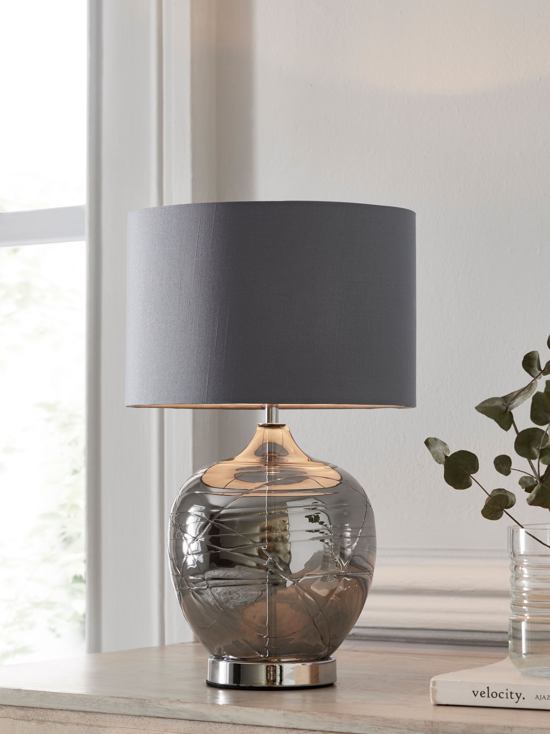 Next table lamps glass discount