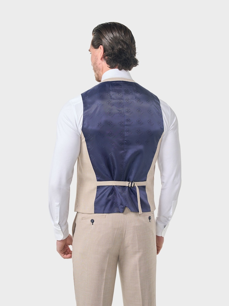 Cavani Cream Miami Waistcoat - Image 2 of 2 Cavani Cream Miami Waistcoat - Image 2 of 2